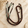 TASBIH SHADHILI TAMARINDWOOD SIZE 12 X 7 MM BEAUTIFUL ARTISANAL MISBAHA