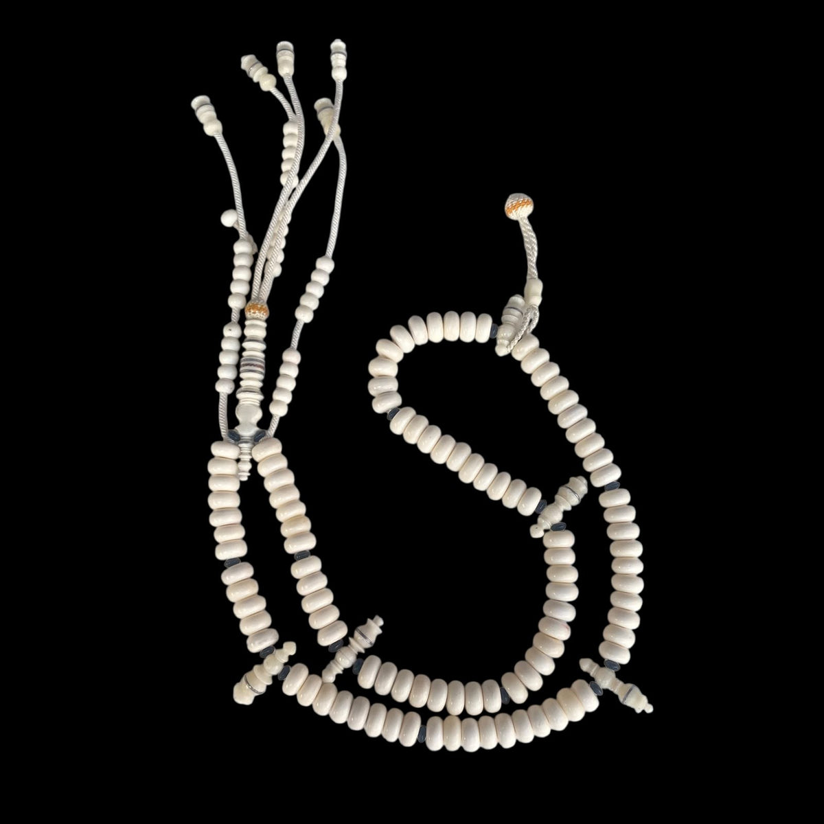 TASBIH TIJANI GENUINE COW BONE SIZE 12 X 7 MM BEAUTIFUL ARTISANAL MISBAHA